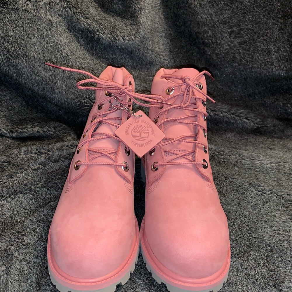 Pink Timberlands - Picture 3 of 6